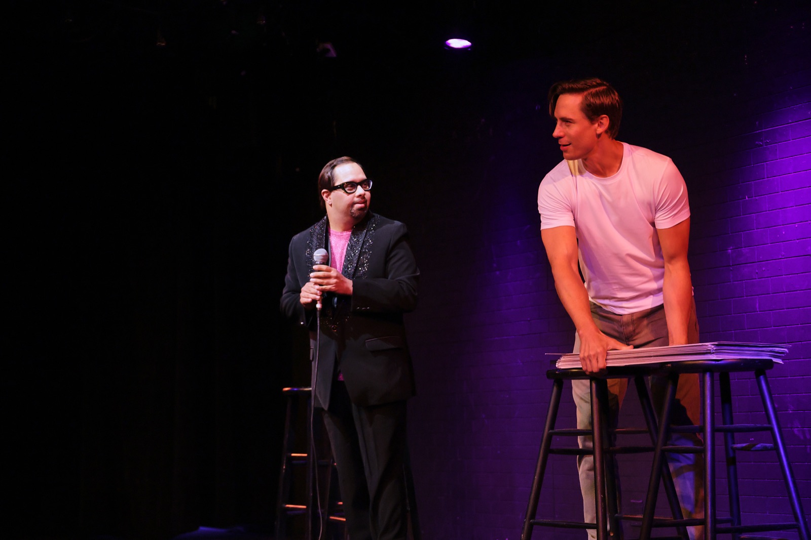Parth Bhatt and Corey Martin Craig on stage together